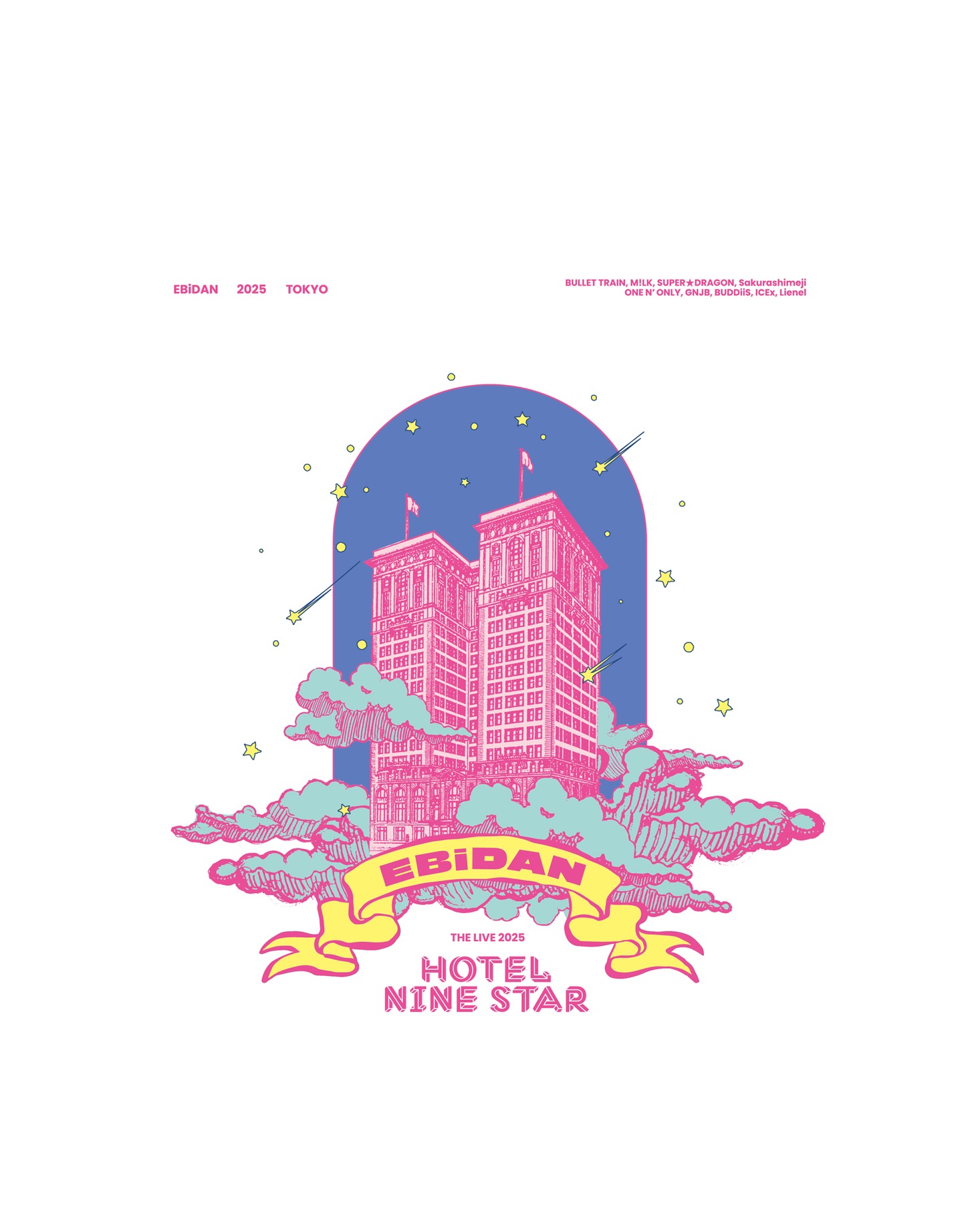 「EBiDAN THE LIVE 2025 HOTEL NINE STAR」ロゴ