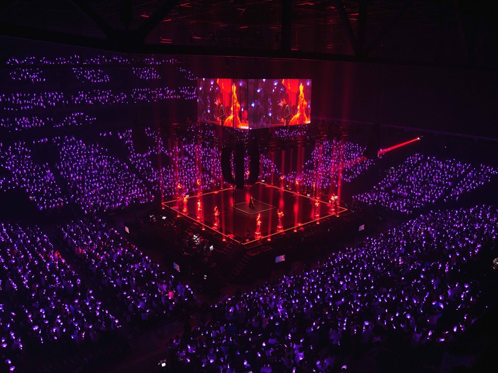 「ayumi hamasaki ASIA TOUR 2025 A I am ayu -ep.II-」千葉・LaLa arena TOKYO-BAY公演の様子。