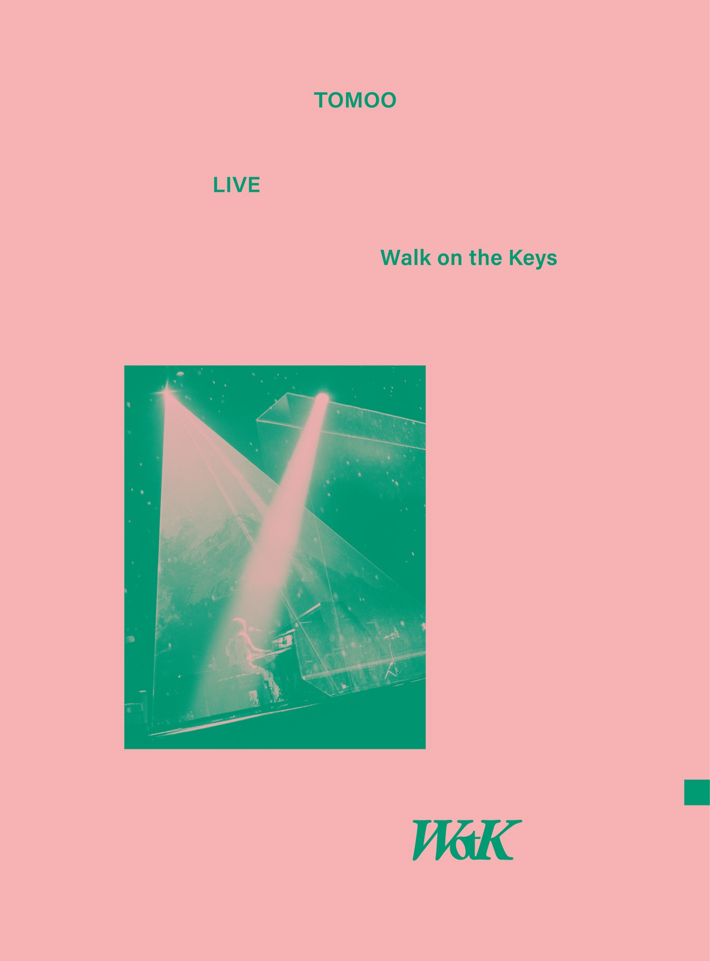 TOMOO「TOMOO LIVE "Walk on the Keys"」ジャケット