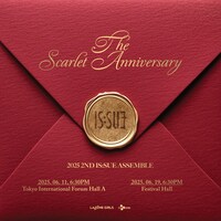 「2025 2ND IS:SUE ASSEMBLE - The Scarlet Anniversary」告知ビジュアル ©︎LAPONE GIRLS