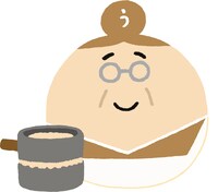 「丸亀うどーなつ」の公式キャラクター「きなこもっち」。