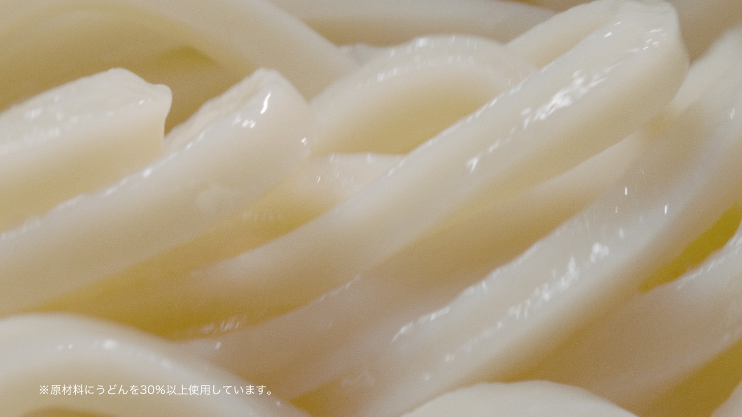 丸亀製麺CM「カイトとホクトのはじめてのうどーなつ」編より。