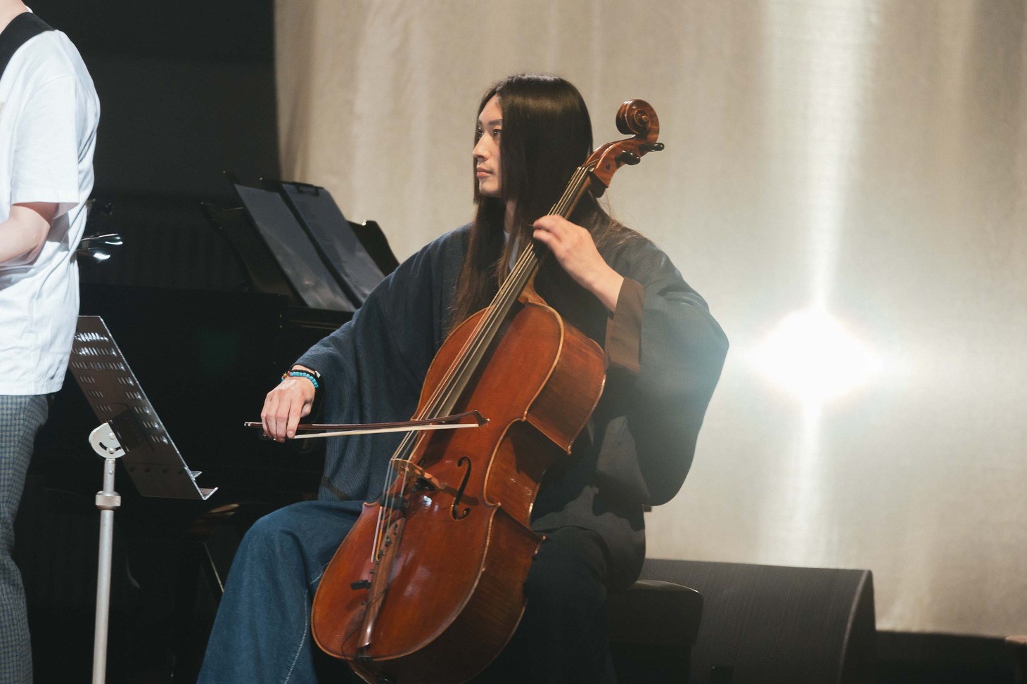 林田順平（cello）（撮影：曽我美芽）