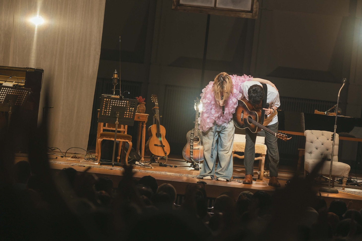 「ライブナタリー “森山直太朗 × 中村佳穂”」の様子。（撮影：曽我美芽）
