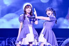 左からLiella!の絵森彩、坂倉花。