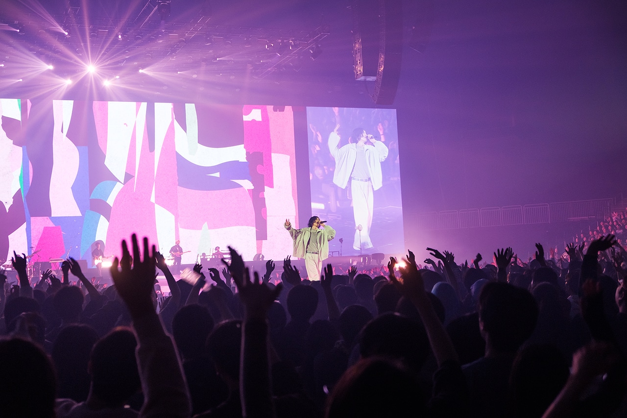 「KENSHI YONEZU 2025 WORLD TOUR / JUNK」ソウル公演の様子。（Photo by Yusuke Yamatani）