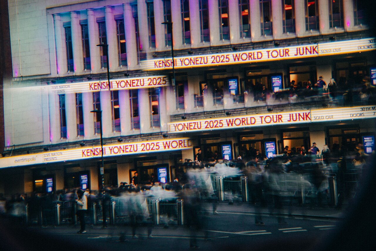 米津玄師「KENSHI YONEZU 2025 WORLD TOUR / JUNK」ロンドン 米津玄師「KENSHI YONEZU 2025 WORLD TOUR / JUNK」ロンドン