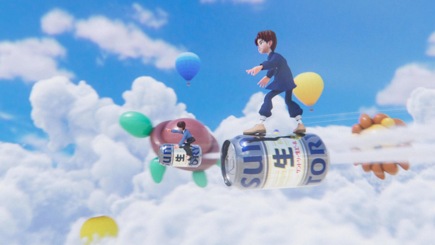 テレビCM「サン生のCM決まったよ」編より。