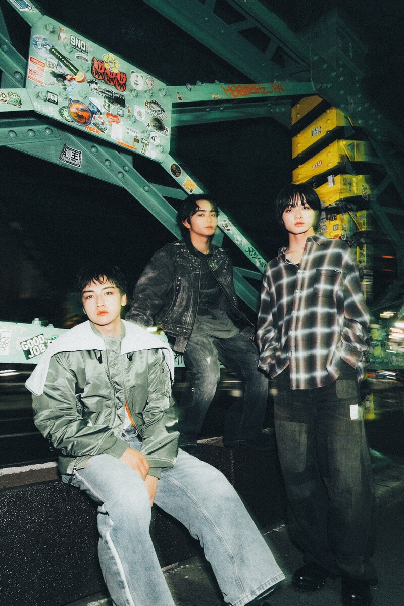 左からKANON、TAIKI、RUI。