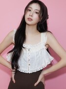 カン・ヘウォン（ex. IZ*ONE）。SNIDEL「2025 SUMMER COLLECTION」より。