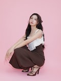 カン・ヘウォン(ex. IZ*ONE)。SNIDEL「2025 SUMMER COLLECTION」より。