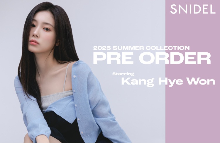 SNIDEL「2025 SUMMER COLLECTION」告知ビジュアル