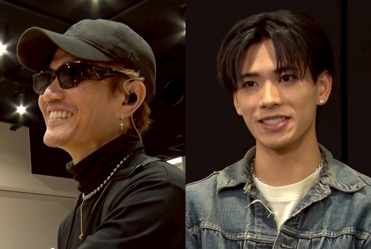 左からEXILE ATSUSHI、小波津志。 ©TBS