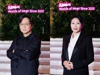CJ ENM音楽コンテンツ事業本部長のシン・ヒョングァン氏、Mnet Plus事業部長のキム・ジウォン氏。