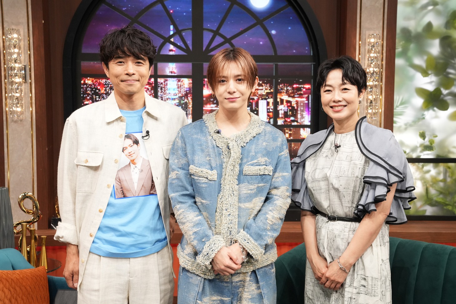 左から井ノ原快彦、Ryosuke Yamada、有働由美子。©日本テレビ