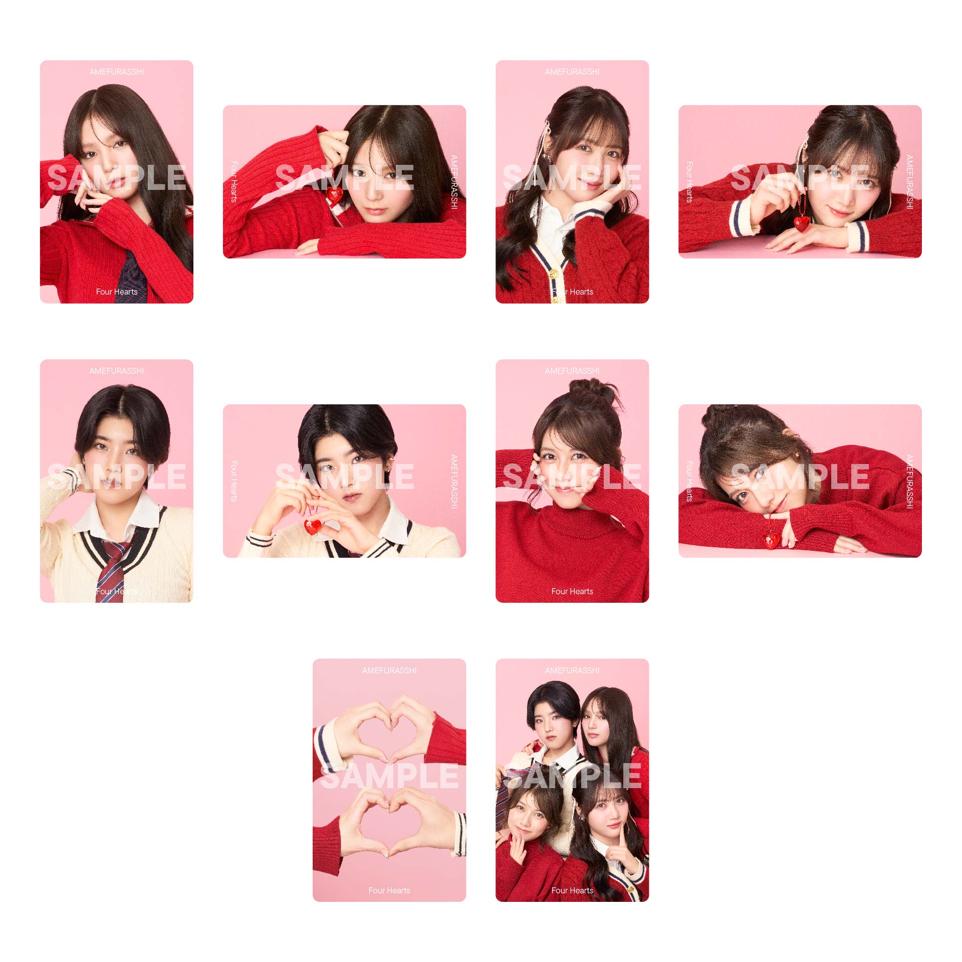 AMEFURASSHIが新作EP「Four Hearts」リリース、ラウンドワンとのコラボ
