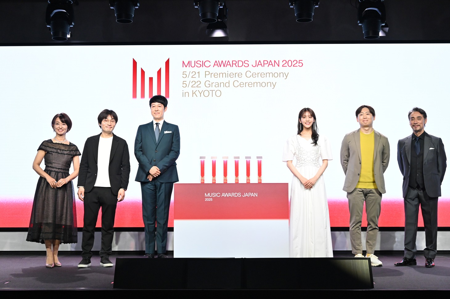 「MUSIC AWARDS JAPAN 2025」ノミネート作品 / アーティストの発表会より。