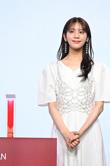 貴島明日香。「MUSIC AWARDS JAPAN 2025」ノミネート作品 / アーティストの発表会より。