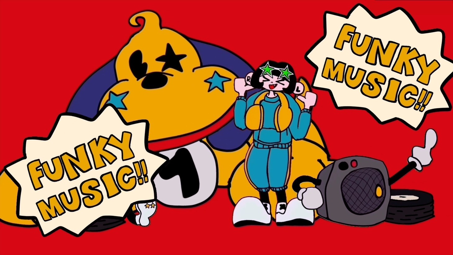 Dannie May「FUNKY MUSIC!!」ミュージックビデオのサムネイル。