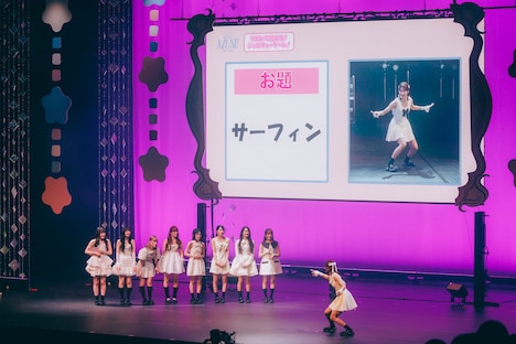 ME:I「MUSE」リリース記念ショーケースの様子。 ©LAPONE GIRLS