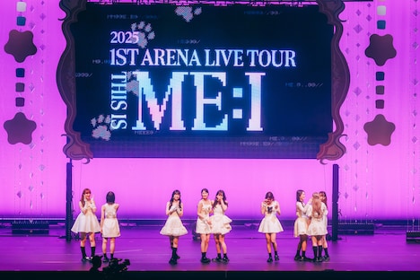 ME:I「MUSE」リリース記念ショーケースの様子。 ©LAPONE GIRLS