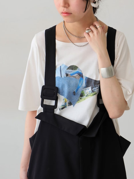 コラージュデザインTシャツ着用イメージ