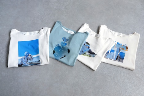 Kan SanoによるコラージュデザインTシャツ