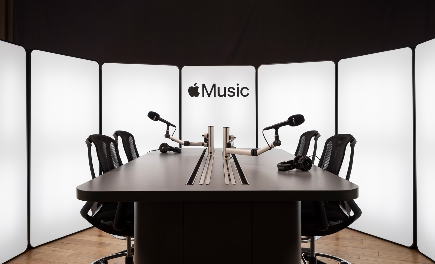 Apple Musicの東京スタジオ。