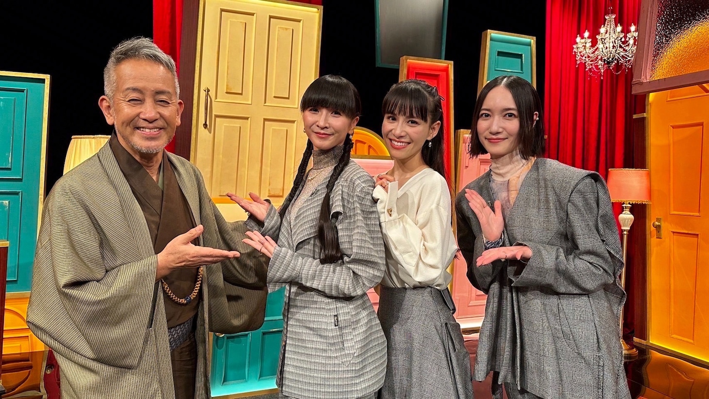 左から宮本亞門、Perfume。（写真提供：NHK）