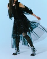 ガラランダムティアードスカート