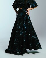 ARTflowerフレアスカート