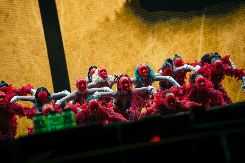 XG「Coachella Valley Music and Arts Festival」（Week2）の様子。