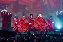 XG「Coachella Valley Music and Arts Festival」（Week2）の様子。