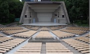 日比谷公園大音楽堂(日比谷野音)の客席。