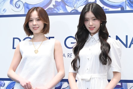 NiziUのMAKOとRIMA。