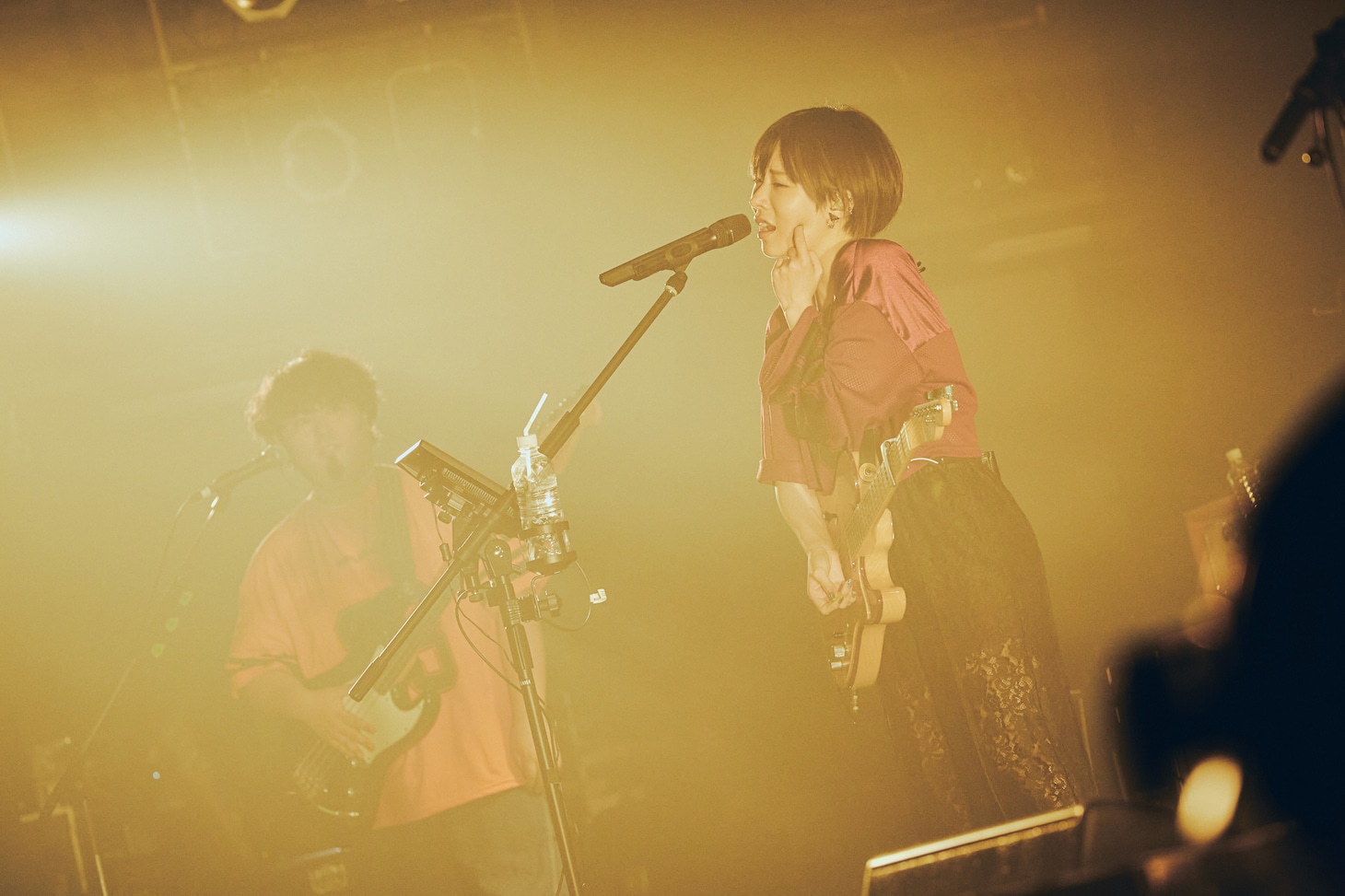 ポルカドットスティングレイのライブの様子。（撮影：山川哲矢）