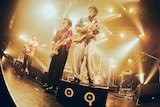 ポルカドットスティングレイのライブの様子。(撮影:山川哲矢)