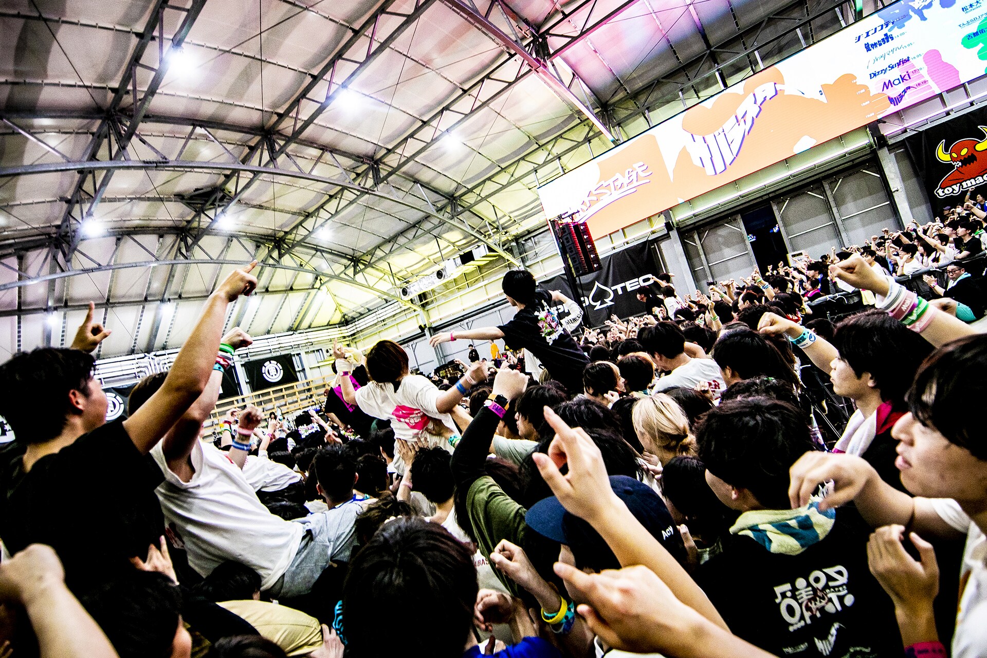 サバシスター主催「サバフェス」大成功！スケートパークに音楽が