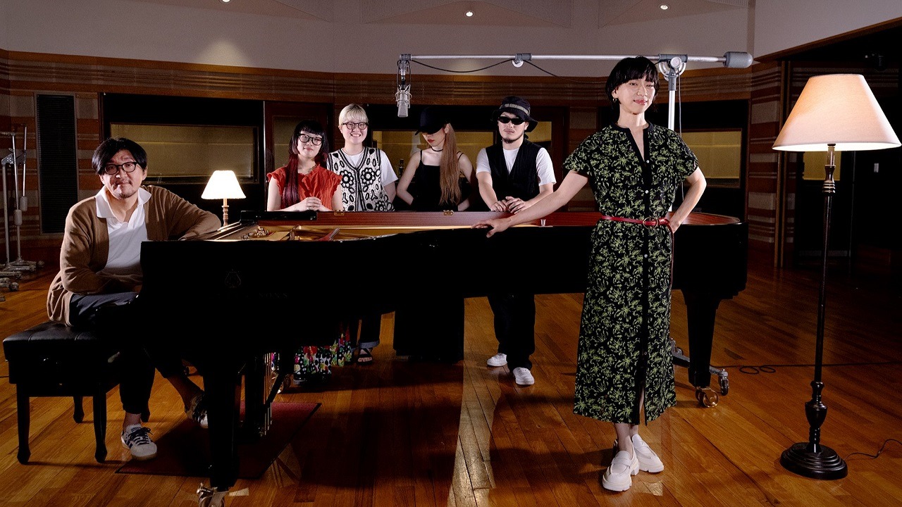 冨田ラボ「あはは feat. UA」レコーディング記念写真