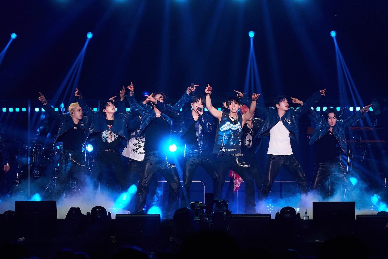 「2025 TREASURE FAN CONCERT [SPECIAL MOMENT] IN JAPAN」兵庫・GLION ARENA KOBE公演の様子。