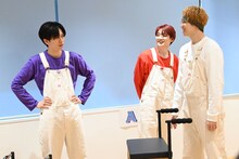 左からリョウガ、ユーキ、タカシ。