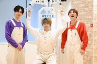 左からリョウガ、タカシ、ユーキ。