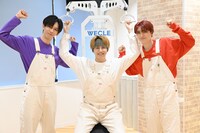 左からリョウガ、タカシ、ユーキ。