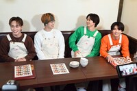 左からマサヒロ、タカシ、タクヤ、ハル。