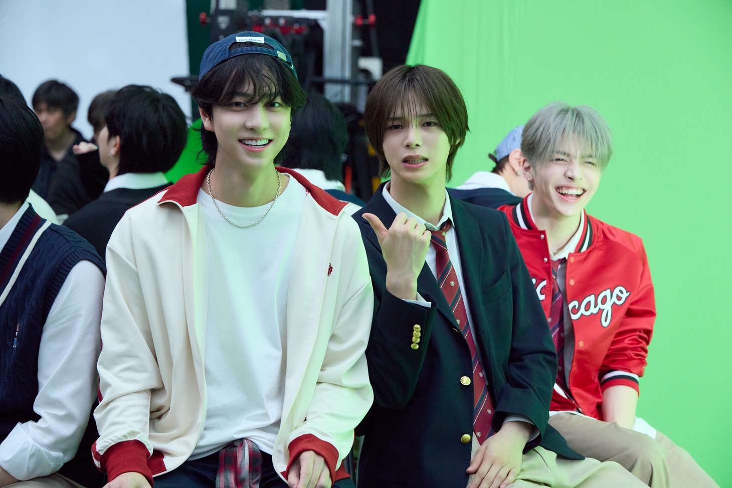 「コカ・コーラ」新CM撮影の様子。