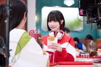 「コカ・コーラ」新CM撮影の様子。