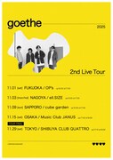 「goethe 2nd Live Tour」フライヤー