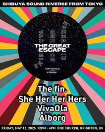 The fin.、シーハーズ、VivaOla、Ålborg出演!英国フェス内のFRIENDSHIP.ショーケースライブ