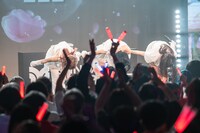 会場のダルファンに挨拶をするSANDAL TELEPHONE。