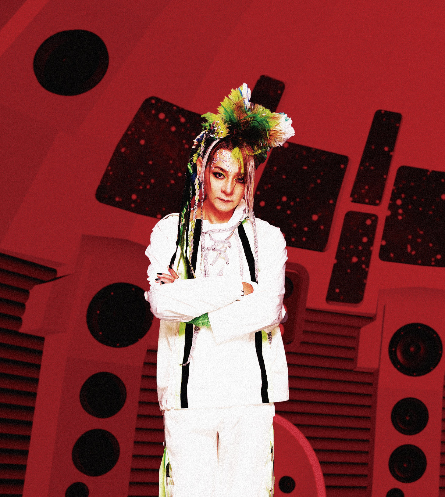 人気画像8位は「hide with Spread Beaver、27年ぶり新アーティスト写真公開！hideも新衣装に」より、K.A.Z（G）。（Photo by Kazuko Tanaka［CAPS］）